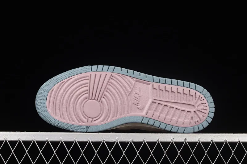 All categories Air Jordan Jordan series basketball shoes Air Jordan 1 High Air Jordan 1 Zoom CMFT "Celestine Blue" AJ1 Joe 1 Macaron Beige Blue Pink DQ5091-041